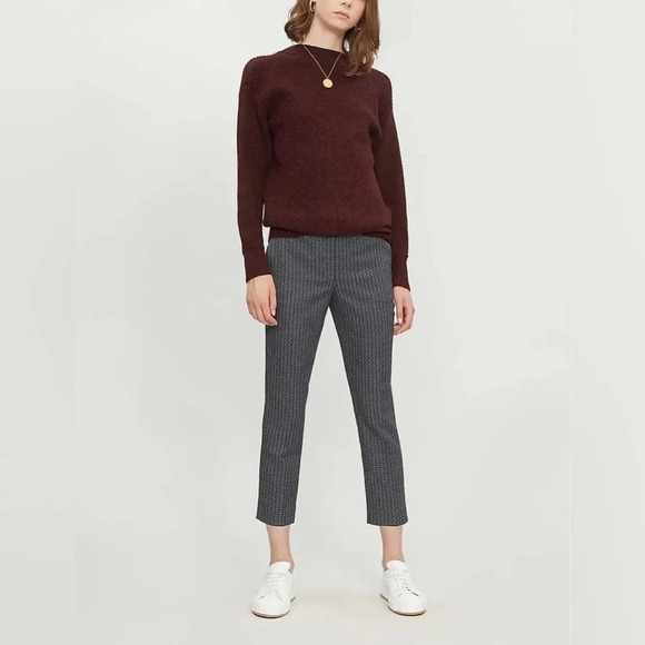 Theory Treeca 2 in Shadow Jacquard Pants size 8 - Picture 1 of 9